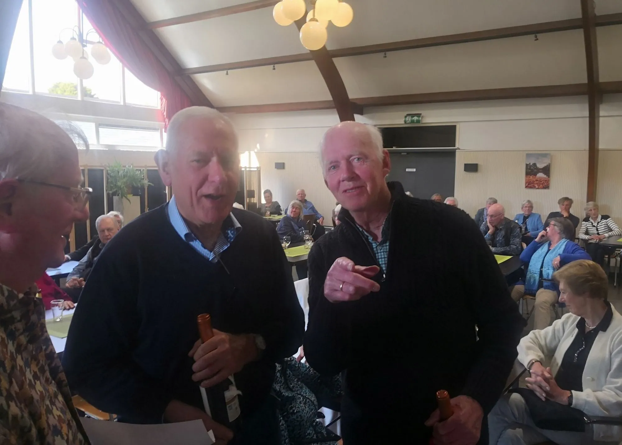 Reserveslemkampioen en tevens reserveclubkampioen (tweede plaats: Teunis in 't Hof en Adri Hoogstrate (niet op de foto)