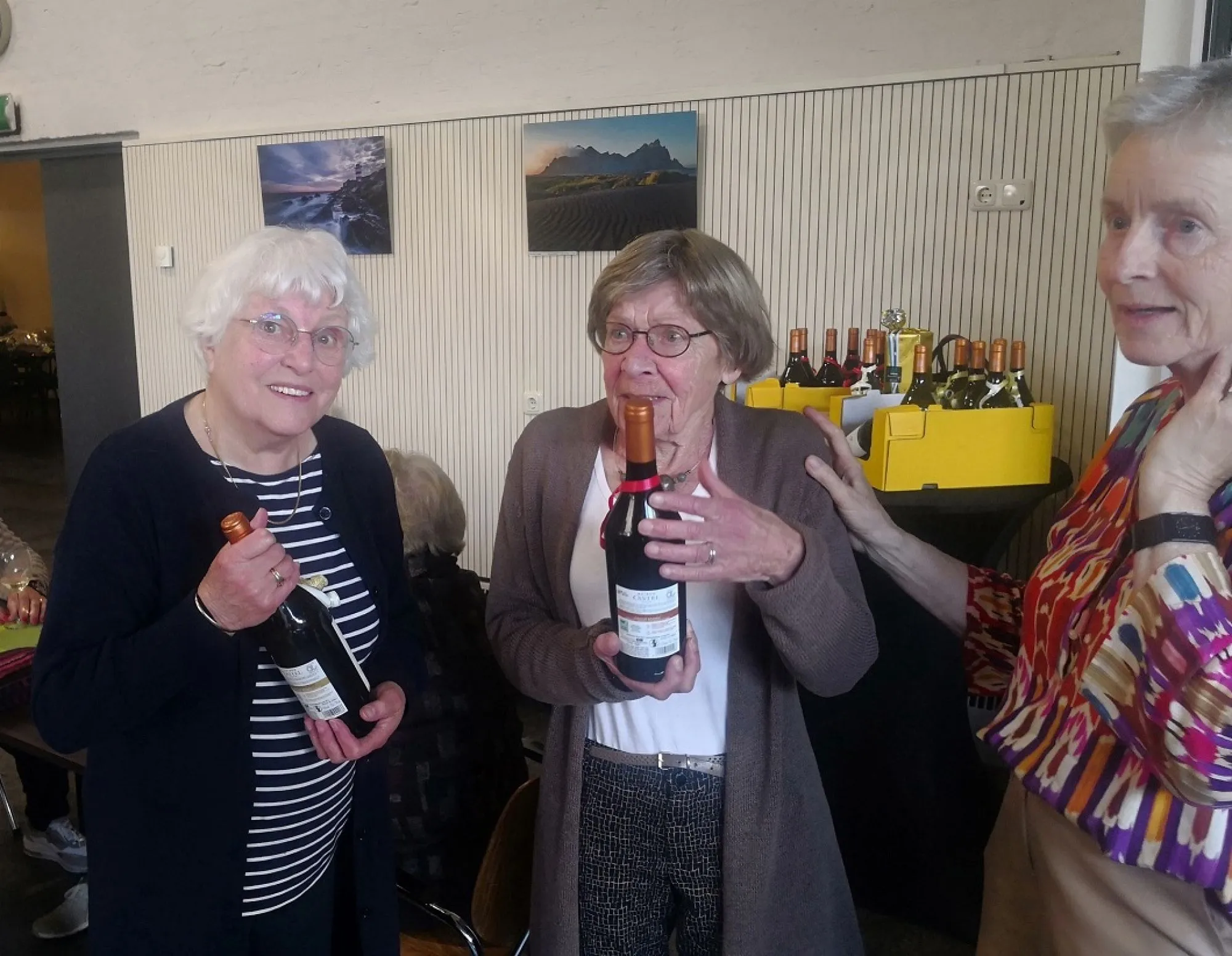 Reserveslemkampioen en tevens reserveclubkampioen (tweede plaats: Teunis in 't Hof en Adri Hoogstrate (niet op de foto)