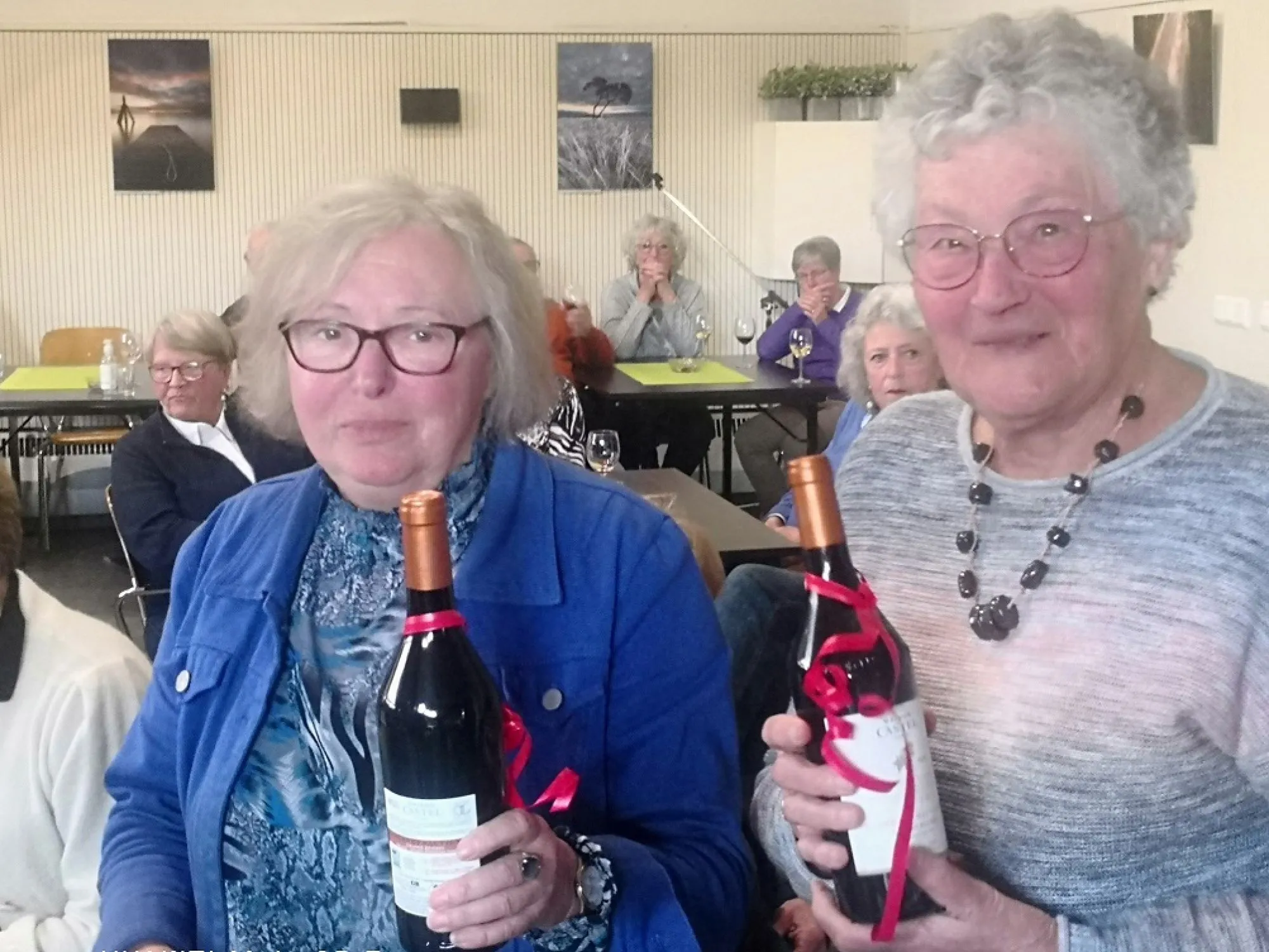 Reserveslemkampioen en tevens reserveclubkampioen (tweede plaats: Teunis in 't Hof en Adri Hoogstrate (niet op de foto)