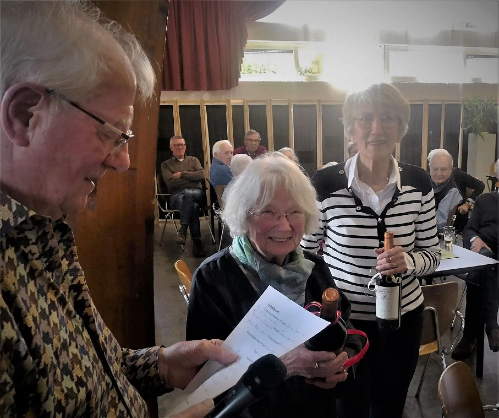 Reserveslemkampioen en tevens reserveclubkampioen (tweede plaats: Teunis in 't Hof en Adri Hoogstrate (niet op de foto)